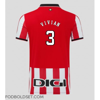 Athletic Bilbao Dani Vivian #3 Hjemmebanetrøje 2025-26 Kortærmet Athletic Bilbao Dani Vivian #3 Hjemmebanetrøje 2025-26 Kortærmet